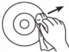 LEXIBOOK RCD102BB - Cuidados a ter com os discos - 2