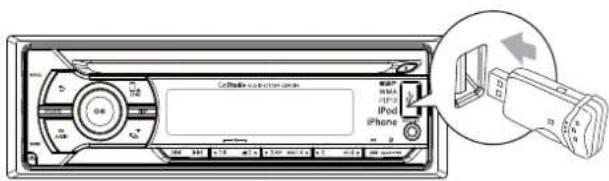 PHILIPS CarStudio CEM2100 - 插入USB装置 - 1