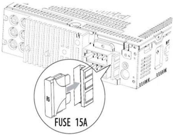 PHILIPS CarStudio CEM2100 - 更換保險絲。 - 1