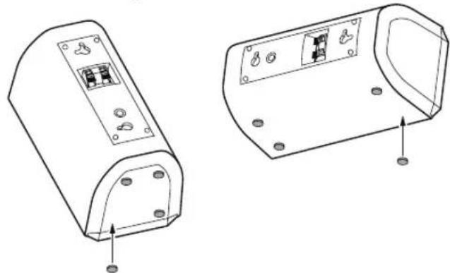KENWOOD KS1300HT - Attaching the cushions - 1