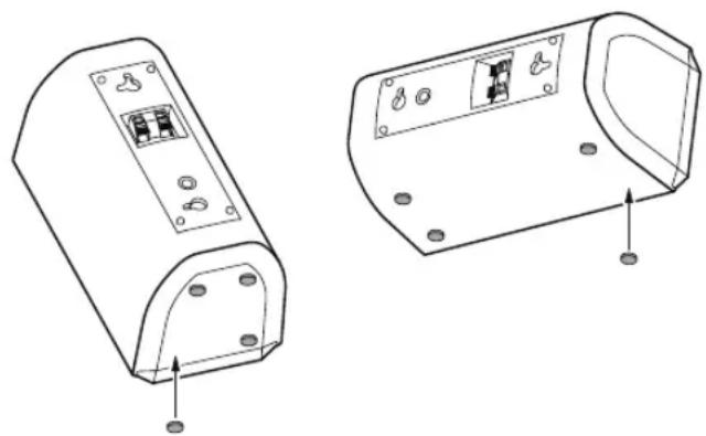 KENWOOD KS1300HT - Anbringen der Kissen - 1