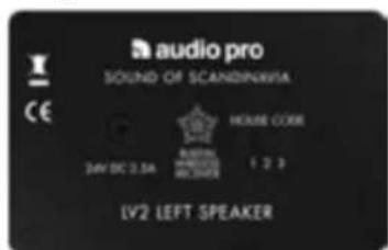 AUDIO PRO Living LV2e - DRAHTLOSER KLANG VON MEHREREN SENDERN, GERÄTECODES 1, 2 UND 3 - 5