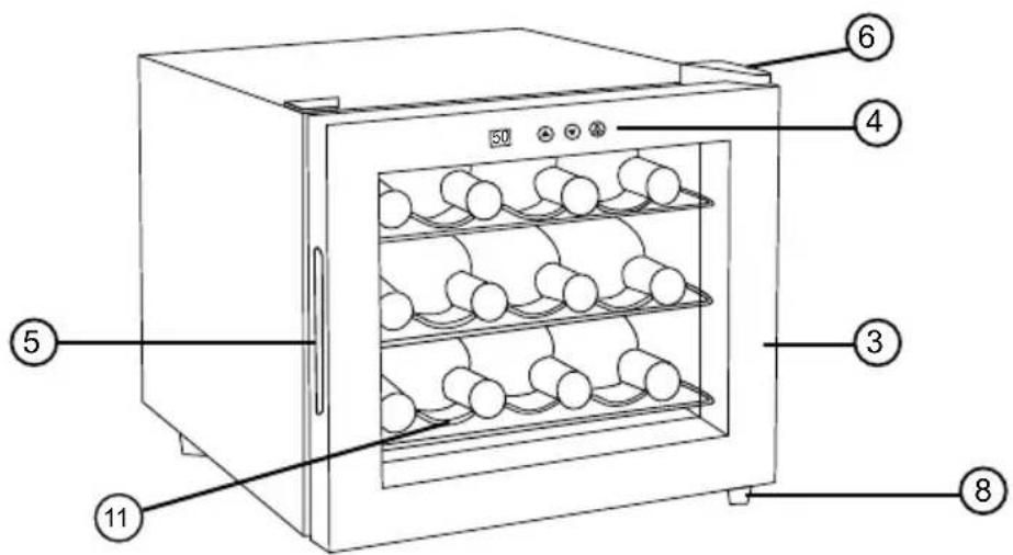HAIER HVTM08ABS - PIEZAS Y CARACTERISTICAS - 1