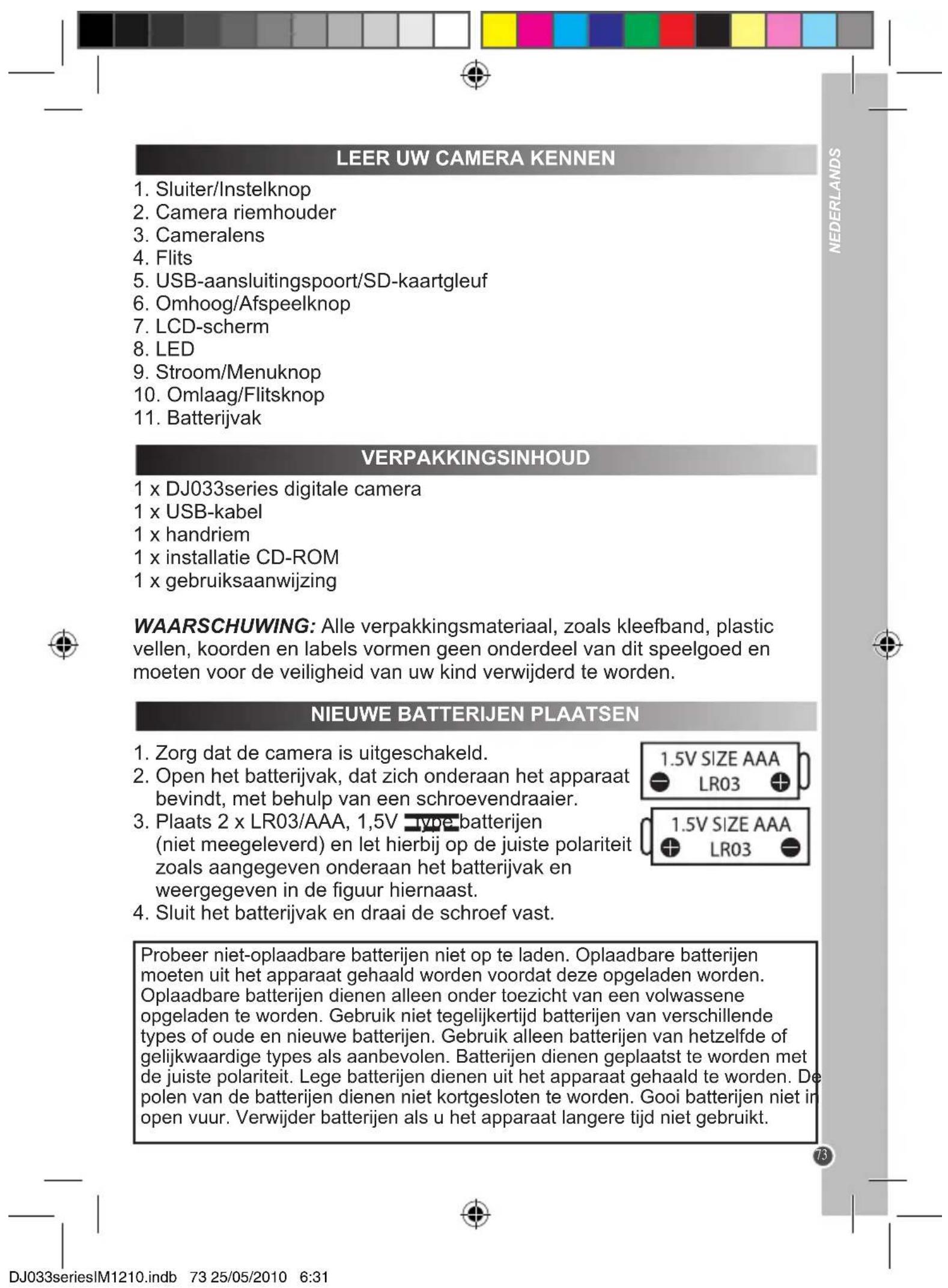 LEXIBOOK DJ033TS - Hinweise zum Umweltschutz - 2