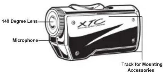 140 Degree Lens Microphone XTC Track for Mounting Accessories