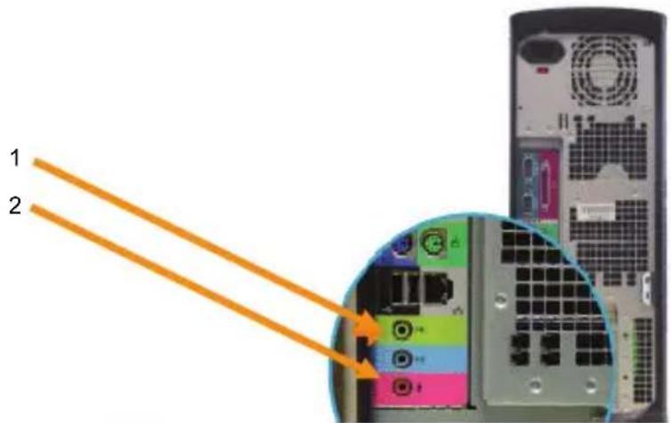 KONIG CMPHEADSET140 - Connexion du casque à écouteurs au PC portable - 1
