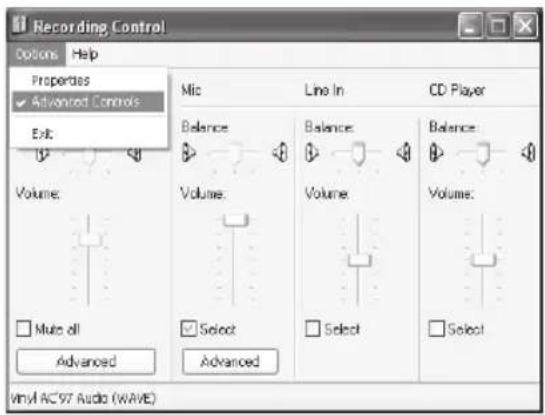 KONIG CMPWEBCAM40 - Paramétrage Audio - 5