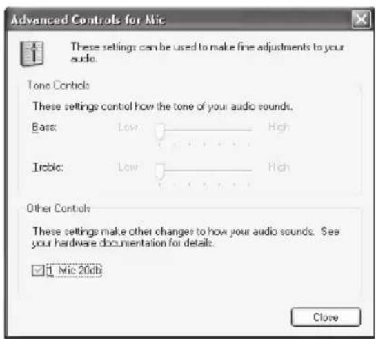 KONIG CMPWEBCAM40 - Impostazioni audio - 6