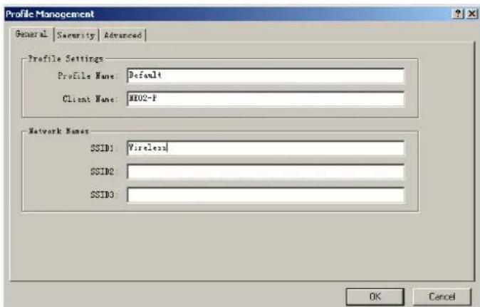 KONIG CMPWNPCI10 - Ajout ou modification du profil de configuration (Add or Modify a Configuration Profile) - 1