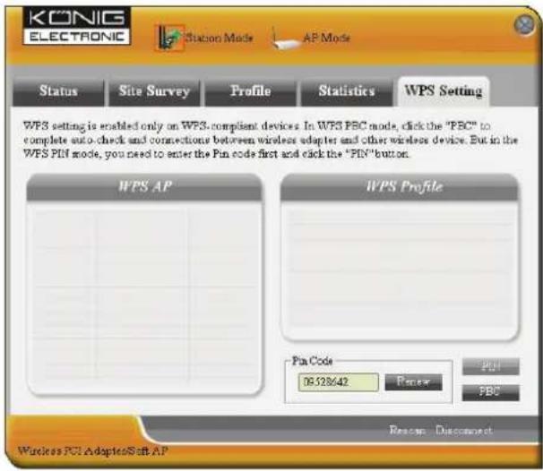 KONIG CMPWNPCI41 - Configuración WPS - 1
