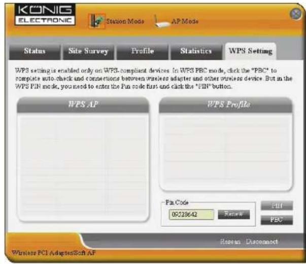 KONIG CMPWNPCI41 - Setári WPS - 1