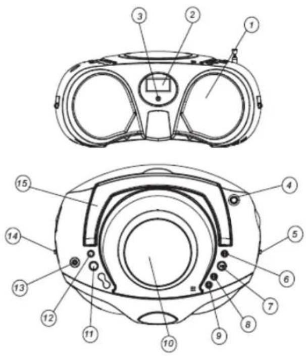 KONIG HAVPRCD15 - Achterpaneel - 1