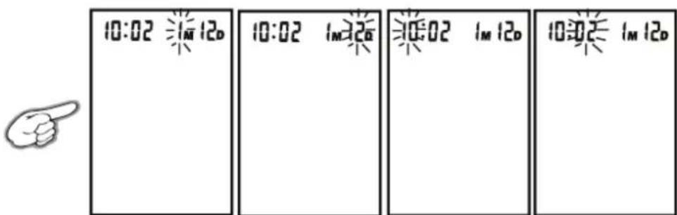 KONIG HCBLDPRESS21 - CLOCK AND DATE ADJUSTMENT - 1