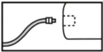 KONIG HCBLDPRESS21 - Raccordement du brassard au moniteur - 1