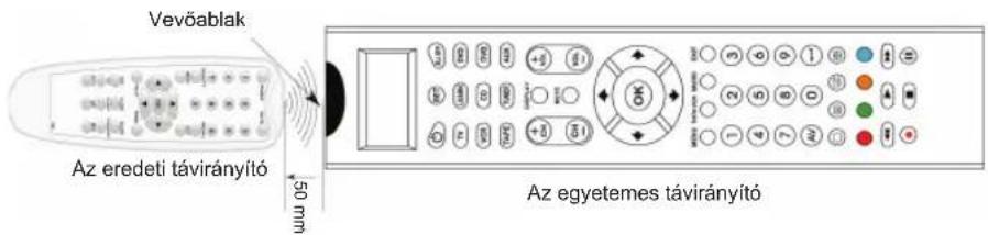 KONIG IRURC30 - Parancs betanítása - 2