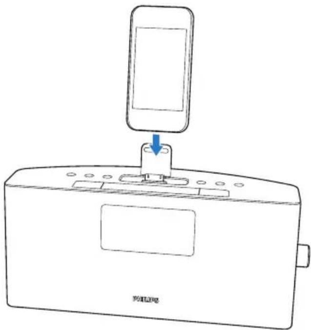 PHILIPS AJB7038D - Lecture de la musique de l'iPod/iPhone - 1