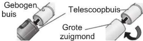 PANASONIC MCCG710RC79 - Zet de gebogen buis, de telescoopbuis Parkeerstand en de grote zuigmond in elkaar. - 3