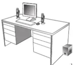 Cyber Acoustics CA3810 - PREPARACION DE LOS ALTAVOCES - 1