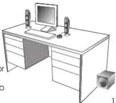 Cyber Acoustics CA3908 - PREPARACION DE LOS ALTAVOCES - 1