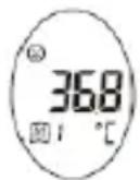 Joycare JC138G - AUFRUFEN DER GESPEICHERTEN TEMPERATURE - 1