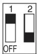 Gewiss GW12596 - N° 2 batterie tipo AAA alcaline 1,5V (non fornite) - 2