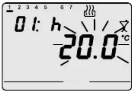 Gewiss GW12703 - Forçage temporaire de la température - 2