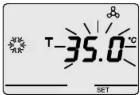 Gewiss GW12703 - Programmation de la valeur de la température antigel / protection haute températures - 1