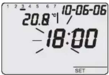 Gewiss GW12708 - Programación del formato horario - 1