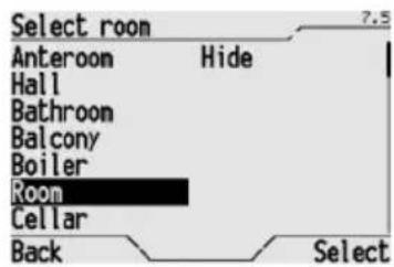 Gewiss GW12771VT - Assigning objects to rooms - 2