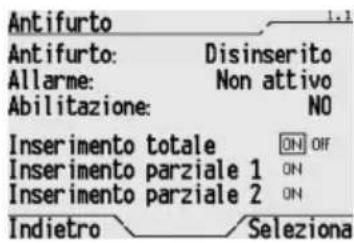 Gewiss GW12771VT - INSERIMENTO TOTALE DELL'IMPIANTO ANTIFURTO - 2