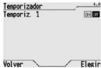 Gewiss GW12771VT - Activar y desactivar un temporizador - 2