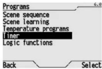 Gewiss GW12771VT - CREATING A NEW TIMER - 1
