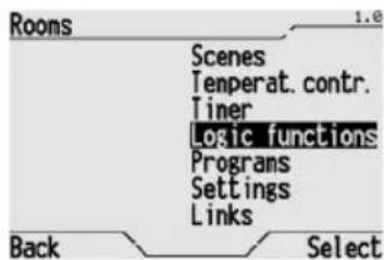 Gewiss GW12771VT - Activating and deactivating a logic function - 1