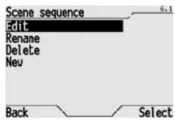 Gewiss GW12771VT - MODIFYING A SCENE SEQUENCE - 2