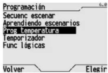 Gewiss GW12771VT - Programación de la instalación de termorregulación - 1