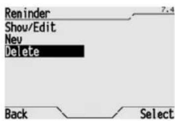 Gewiss GW12771VT - CANCELLING AN EVENT REMINDER - 2