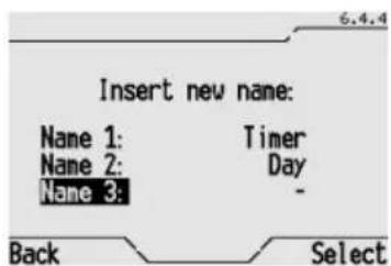 Gewiss GW12771VT - RENAMING A TIMER - 4