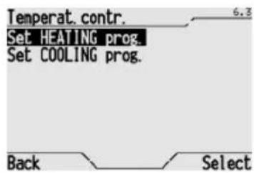 Gewiss GW12771VT - Programming the thermal regulation system - 2