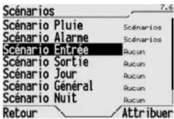 Gewiss GW12771VT - ASSIGNATION D'UN SCENARIO AU SYSTÉME DE SCENARIOS - 2