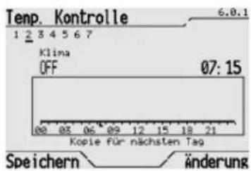 Gewiss GW12771VT - Programmierung der Temperaturregelung - 4