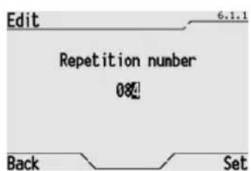 Gewiss GW12771VT - MODIFYING THE NUMBER OF REPETITIONS OF A SCENE SEQUENCE - 4