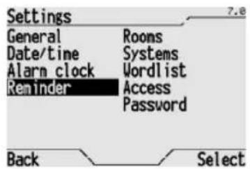 Gewiss GW12771VT - VIEWING AND MODIFYING AN EVENT REMINDER - 1