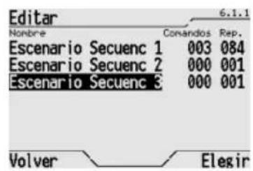 Gewiss GW12771VT - MODIFICACION DEL NUMERO DE REPETICIONES DEL ESCENARIO SECUENCIA - 3