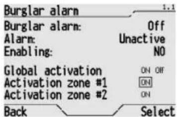Gewiss GW12771VT - PARTIAL ARMING OF THE BURGLAR ALARM SYSTEM - 2