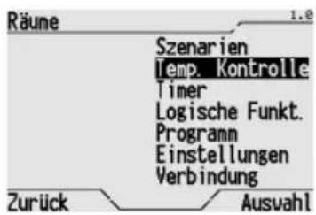 Gewiss GW12771VT - Ändern der Temperaturregelung - 1