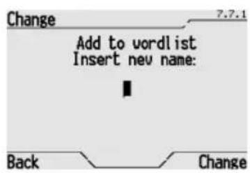Gewiss GW12771VT - ADDING A WORD - 4