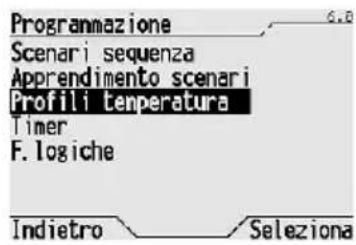 Gewiss GW12771VT - Programmazione dell'impiano di termoregolazione - 1