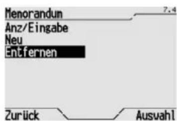 Gewiss GW12771VT - Löschen EINES MERKZETTELS - 2