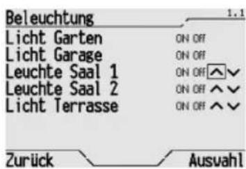 Gewiss GW12771VT - Einschalten, Ausschalten und Einstellung eines gedimmen Lichts - 2