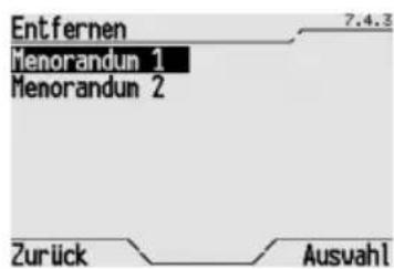 Gewiss GW12771VT - Löschen EINES MERKZETTELS - 3
